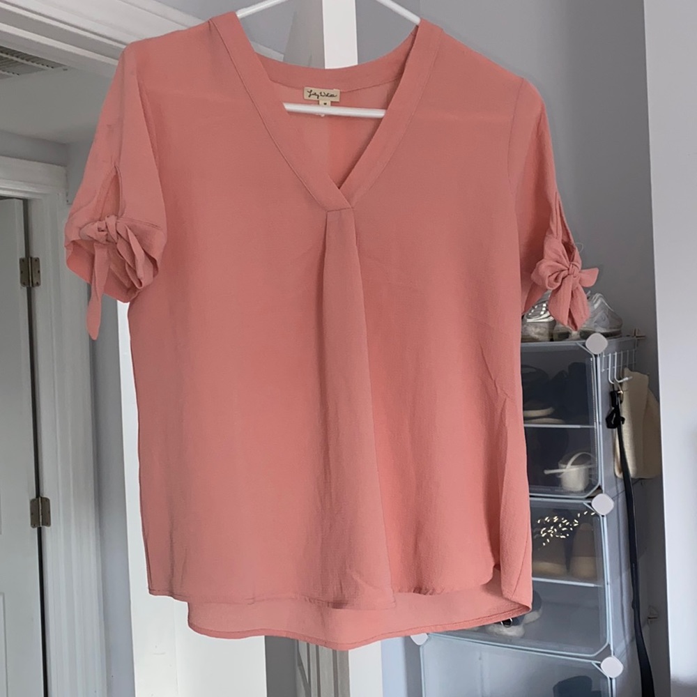 Light pink blouse